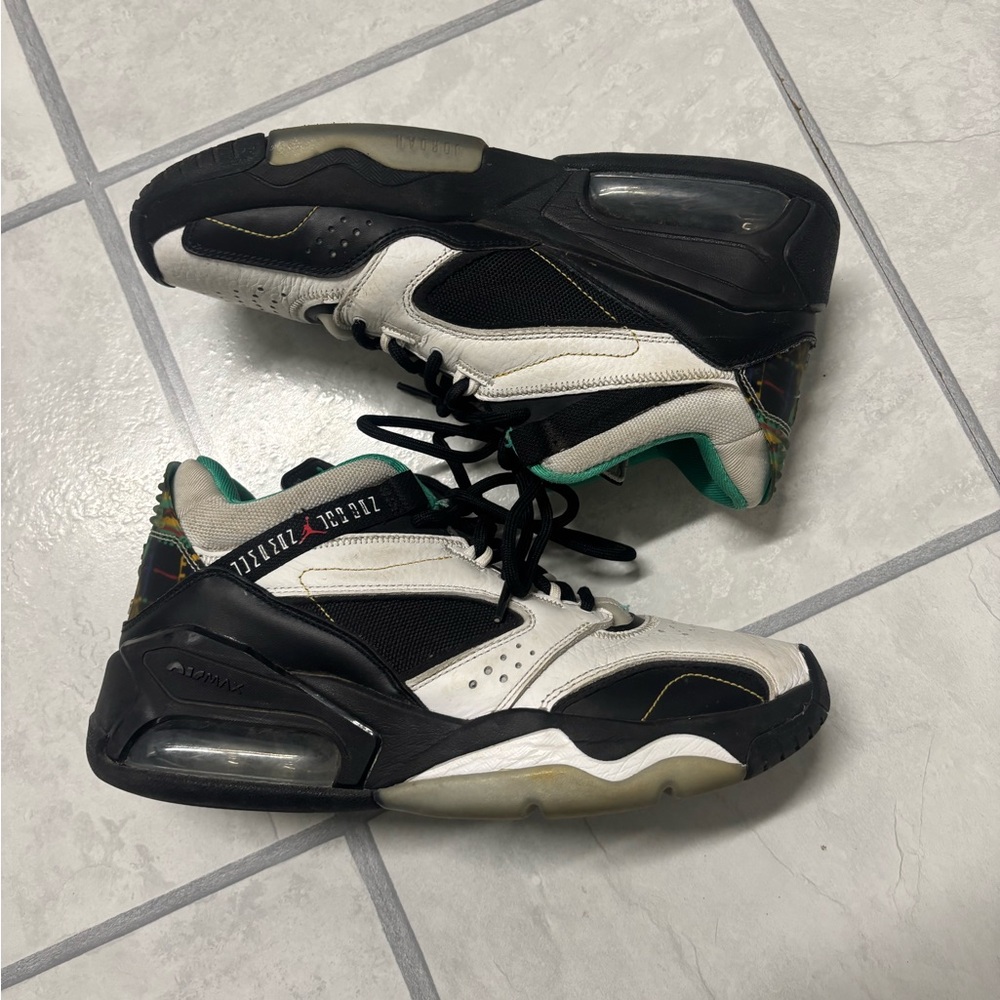 Mens jordan point lane white roma air maxes size 8.5